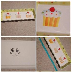 💙🌹very cute plate for decoration or food serving